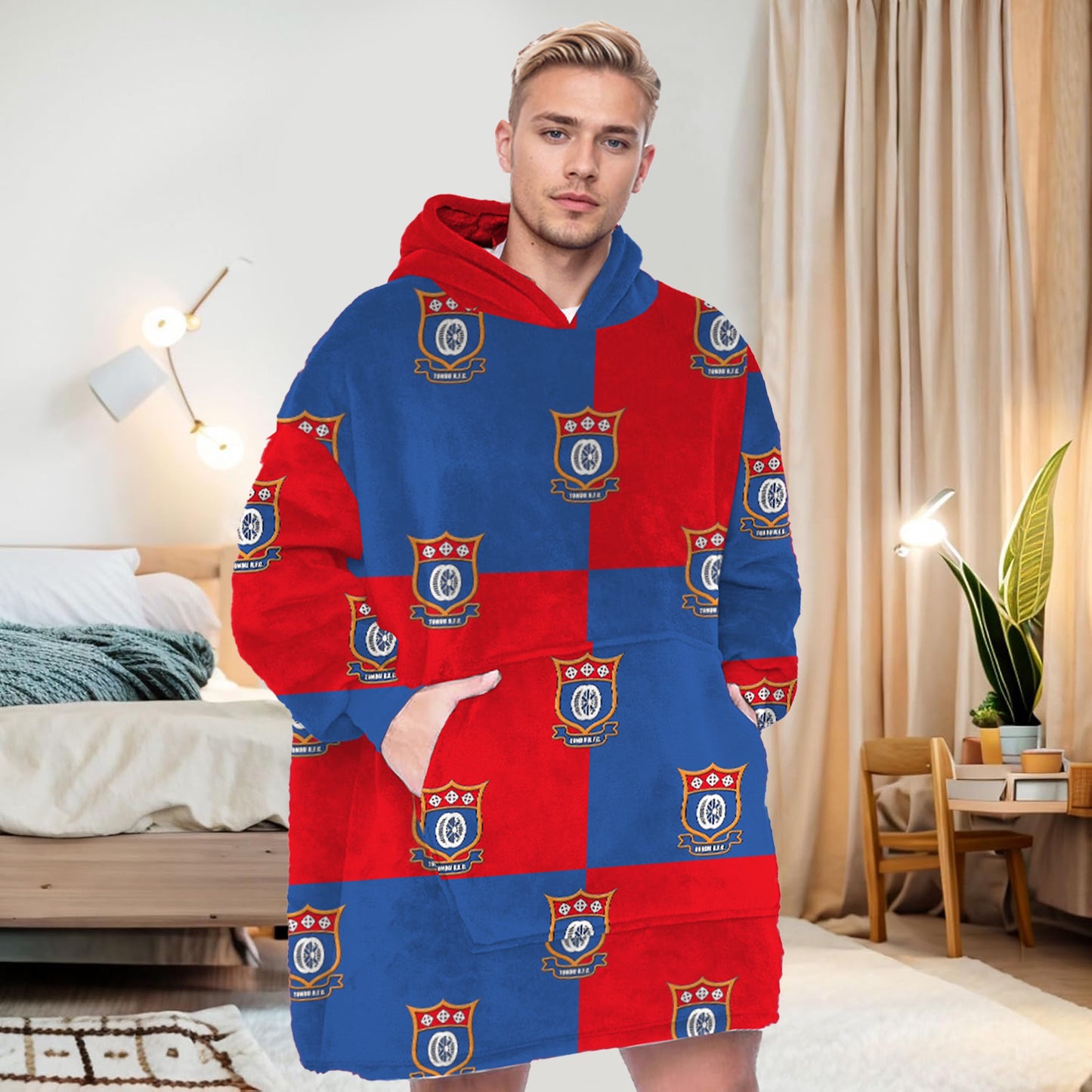 Customised Adult and Kids Hoodie Blanket Full Sherpa Fleece Over Sized Hooded Jumper - my merch