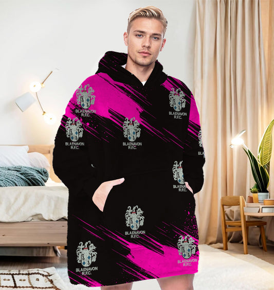 Customised Adult and Kids Hoodie Blanket Full Sherpa Fleece Over Sized Hooded Jumper - my merch