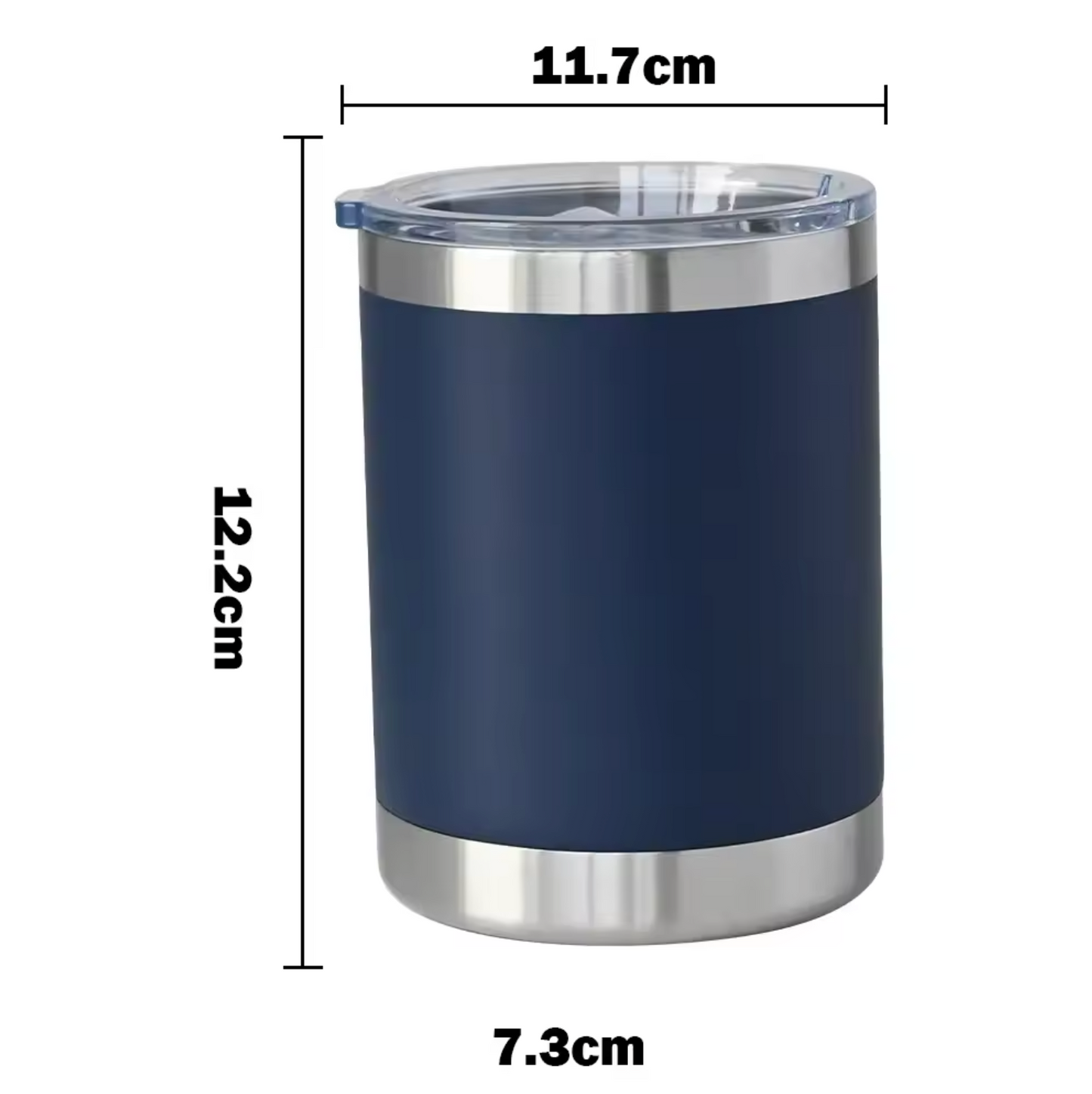 100 Customised 10oz Tumbler Stainless Steal Coffee Mug With Your Logo - wrapmyphone.com