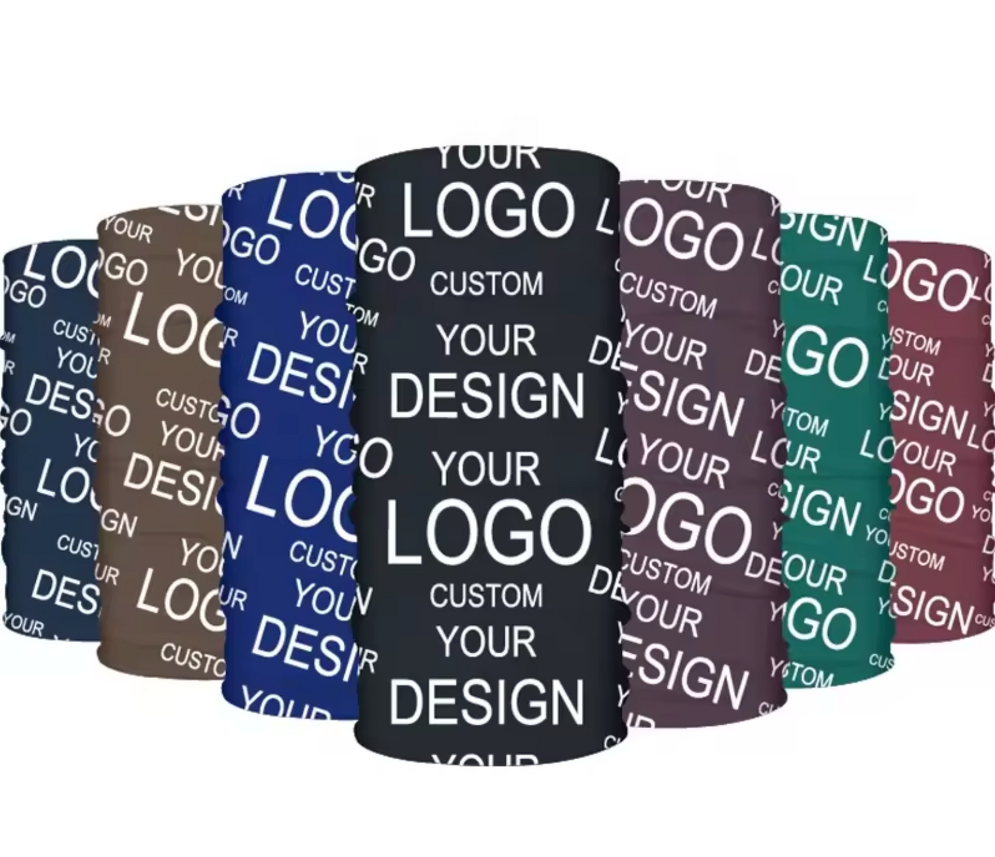 Custom Snoods Neck Scarfs With Your Own Logo Customised Design - wrapmyphone.com
