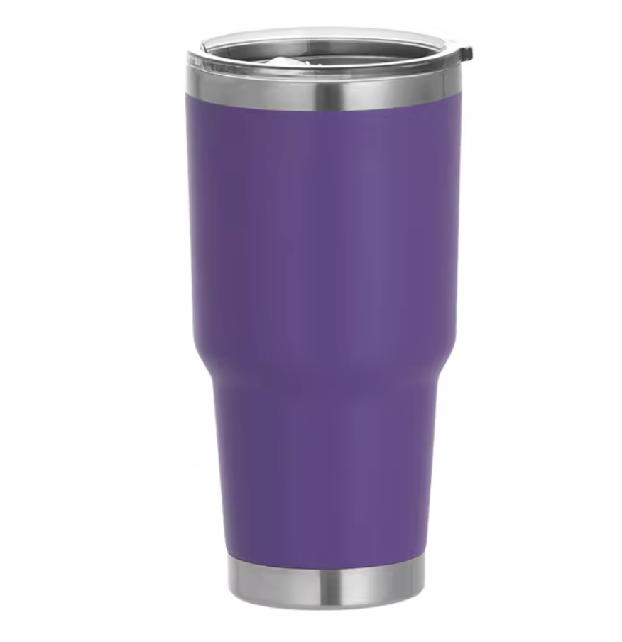 100 Customised 30oz Stainless Vacuum Sealed Steel Coffee Cup With Your Team Logo - wrapmyphone.com