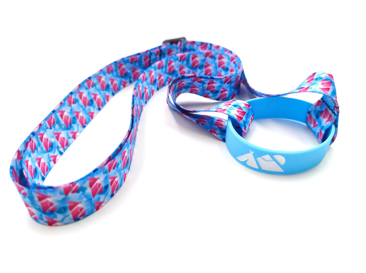 Customised Lanyard with Drinks Holder - my merch