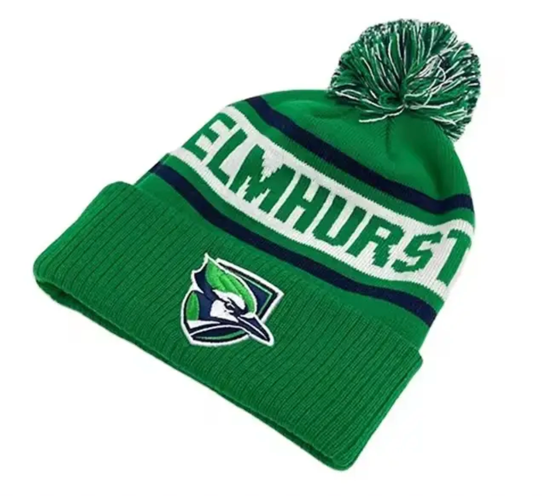 Customised Fleece-Lined Bobble Hats for Sports Teams - my merch