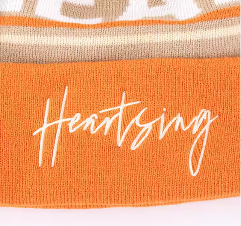 Customised Fleece-Lined Bobble Hats for Sports Teams - my merch