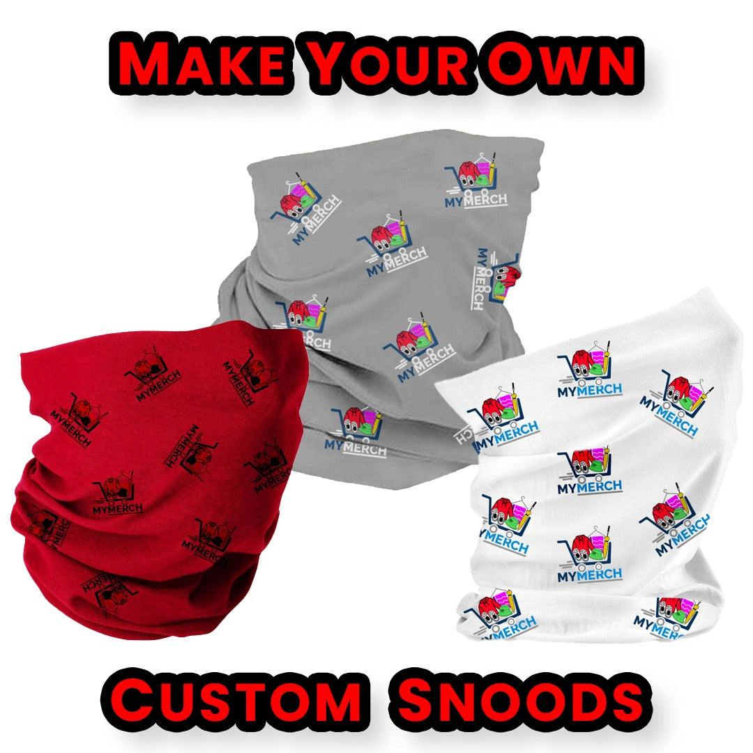 Custom Snoods Neck Scarfs With Your Own Logo Customised Design - wrapmyphone.com