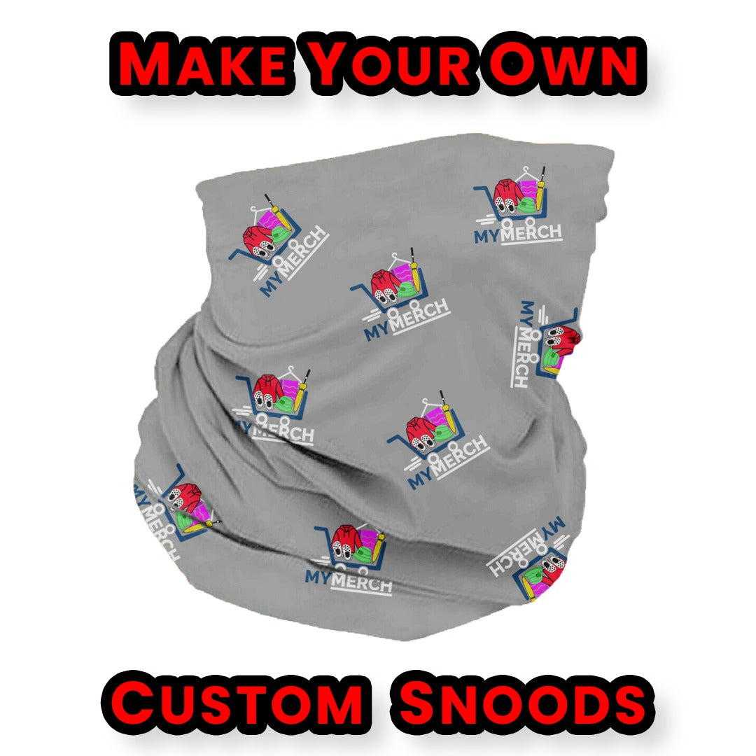 Custom Snoods Neck Scarfs With Your Own Logo Customised Design - wrapmyphone.com