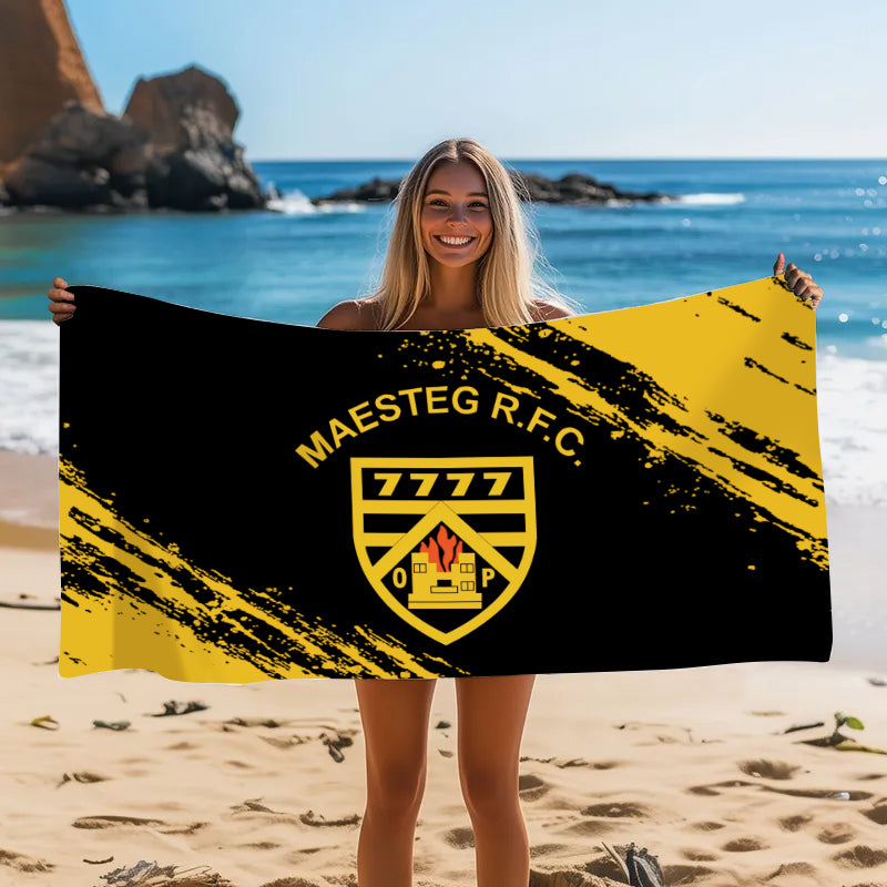 Personalised Quick-Dry Microfibre Beach Towels – Custom Printed for Teams & Clubs - my merch