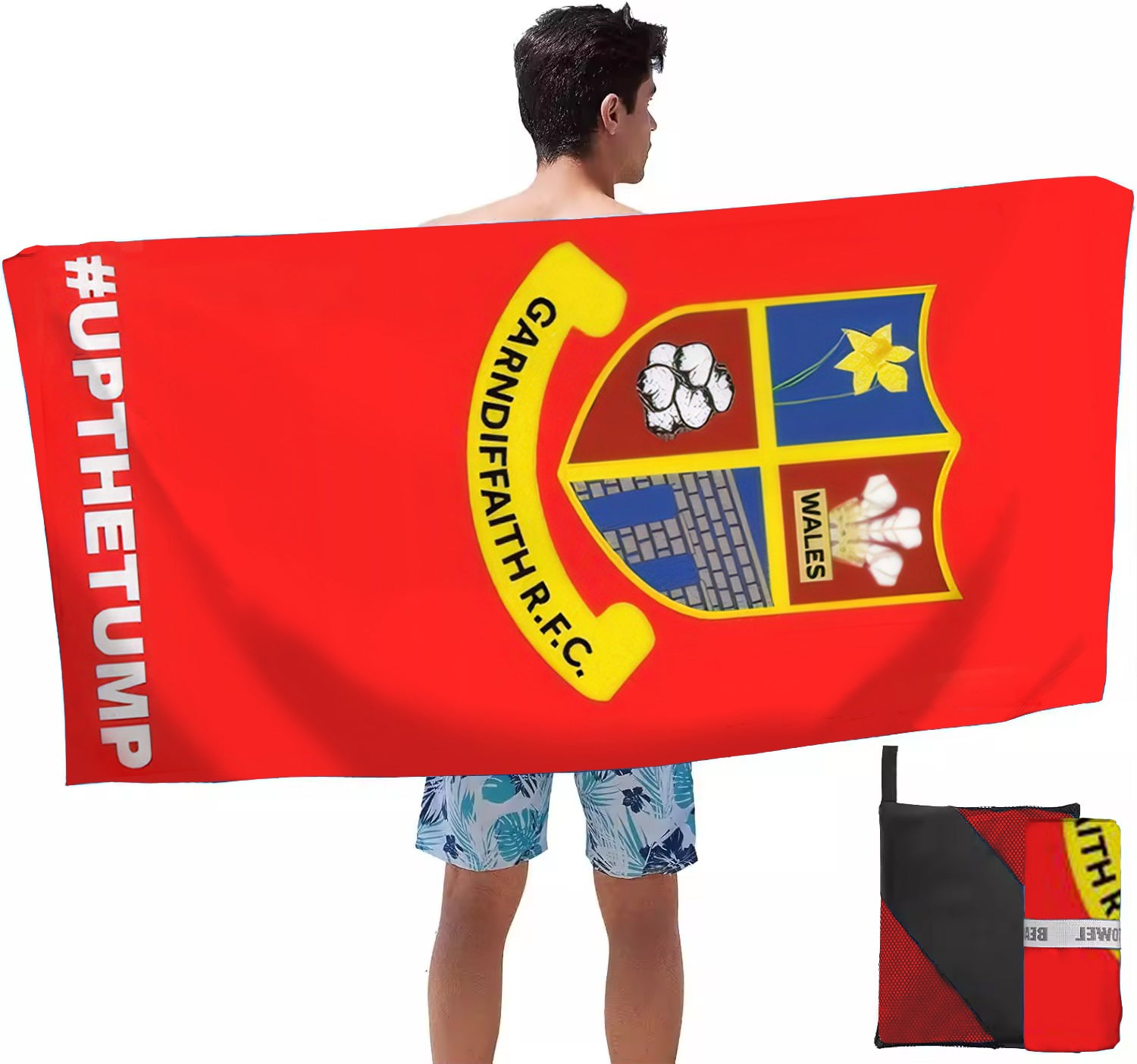 Personalised Quick-Dry Microfibre Beach Towels – Custom Printed for Teams & Clubs - my merch