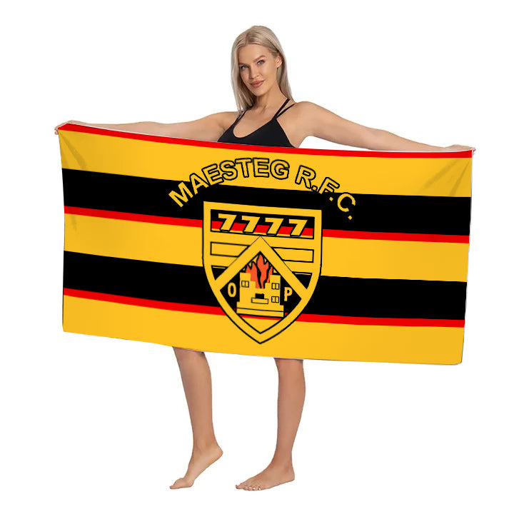 Personalised Quick-Dry Microfibre Beach Towels – Custom Printed for Teams & Clubs - my merch