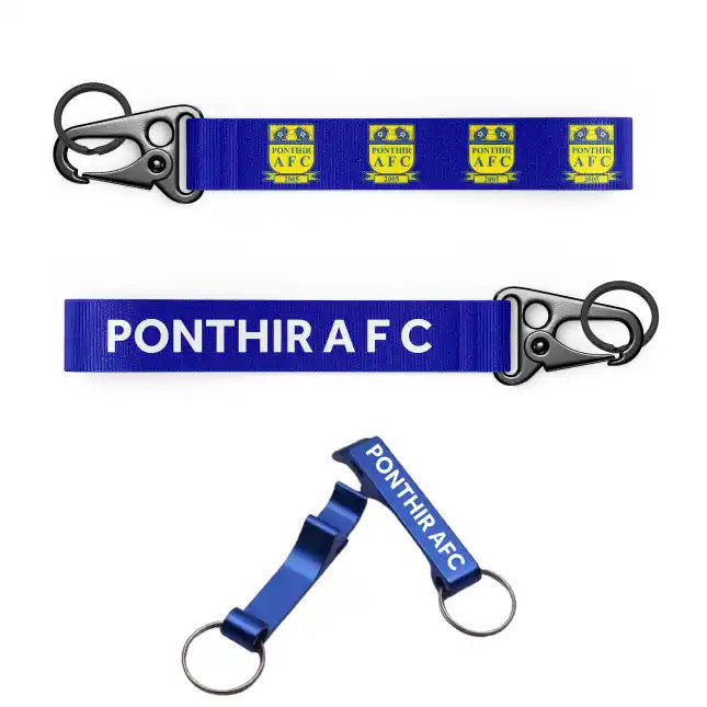 Customised Mini Lanyard & Bottle Opener Keyring Set - my merch