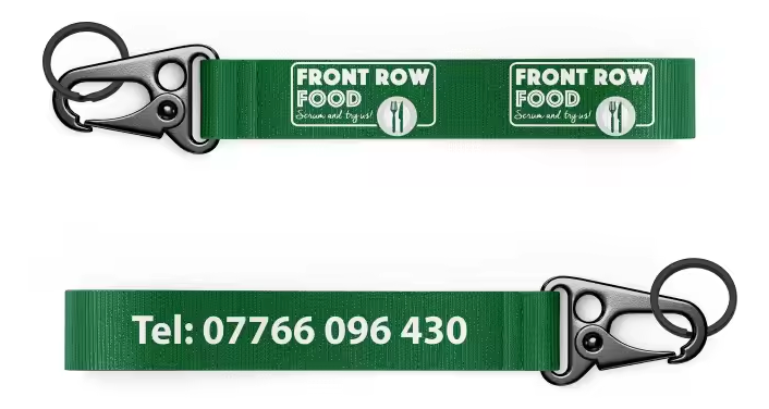 Customised Mini Lanyards – Personalised Keychain 16cm Lanyards for ID Badges, Keys & Accessories - my merch