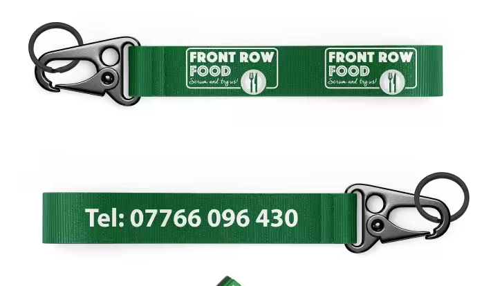 Customised Mini Lanyards – Personalised Keychain 16cm Lanyards for ID Badges, Keys & Accessories - my merch