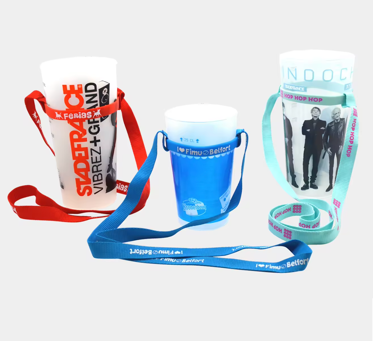 Customised Lanyard with Drinks Holder - my merch