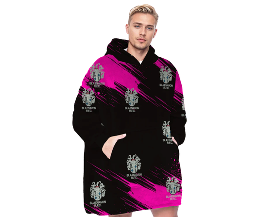 Customised Adult and Kids Hoodie Blanket Full Sherpa Fleece Over Sized Hooded Jumper