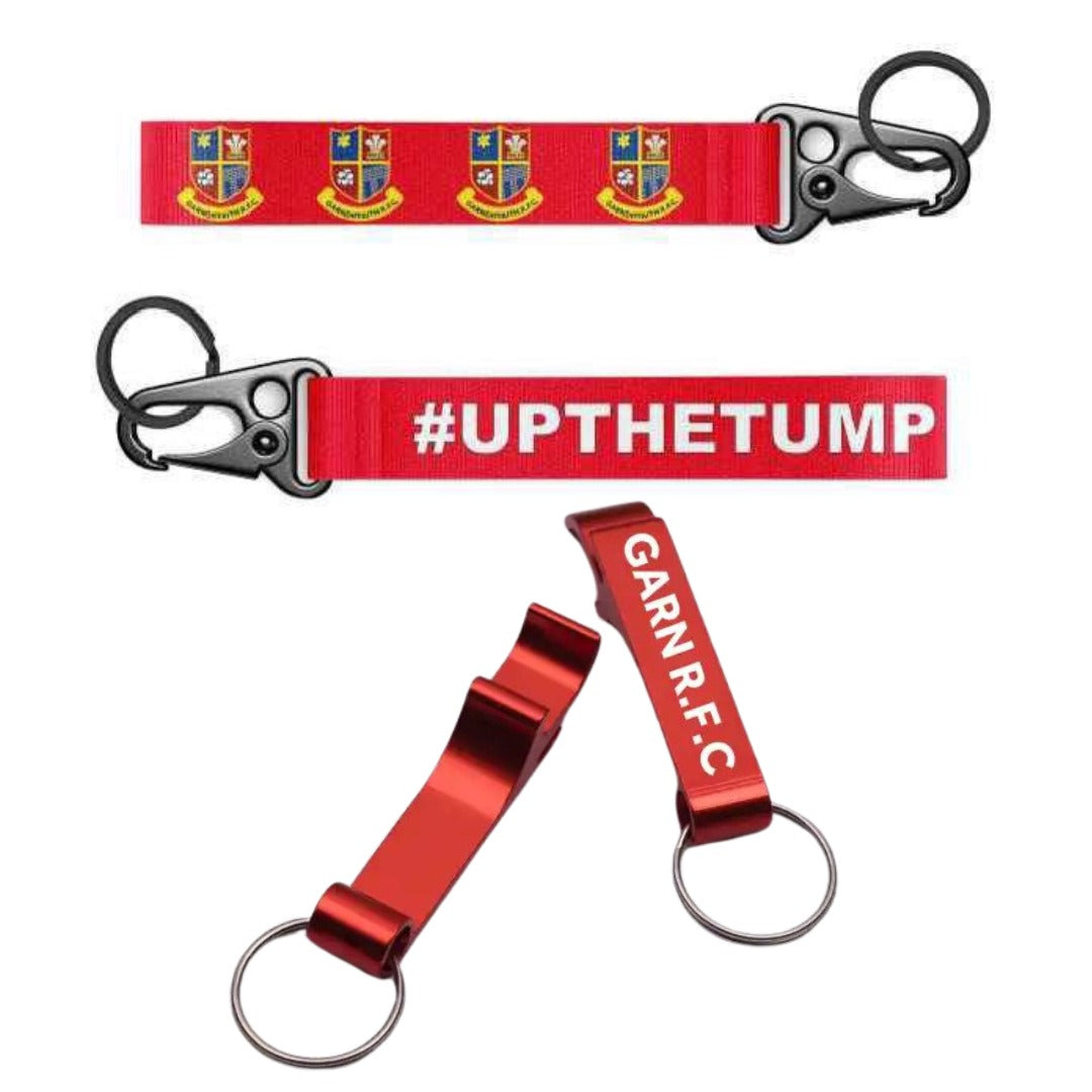 Customised Mini Lanyard & Bottle Opener Keyring Set - my merch