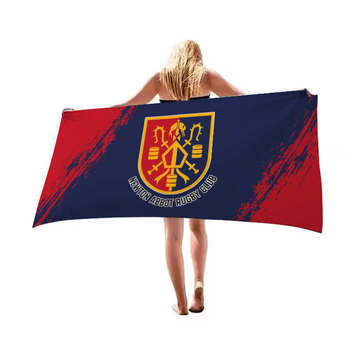 Personalised Quick-Dry Microfibre Beach Towels – Custom Printed for Teams & Clubs - my merch