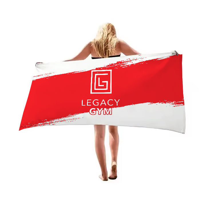 Personalised Quick-Dry Microfibre Beach Towels – Custom Printed for Teams & Clubs - my merch
