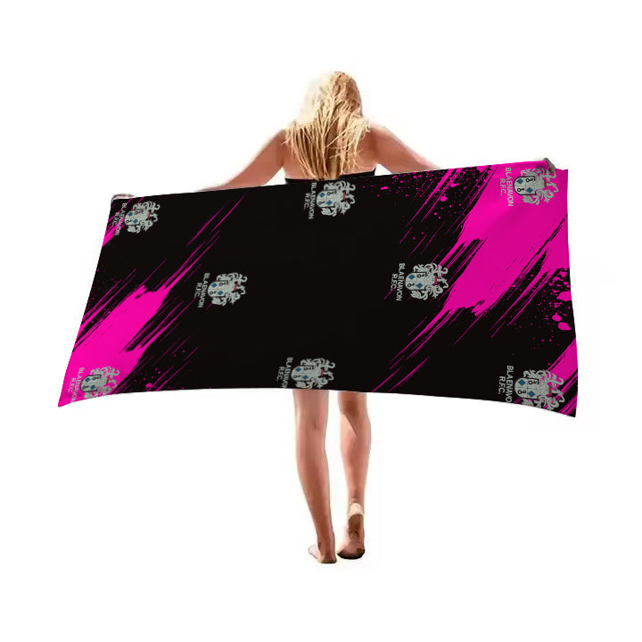 Personalised Quick-Dry Microfibre Beach Towels – Custom Printed for Teams & Clubs - my merch