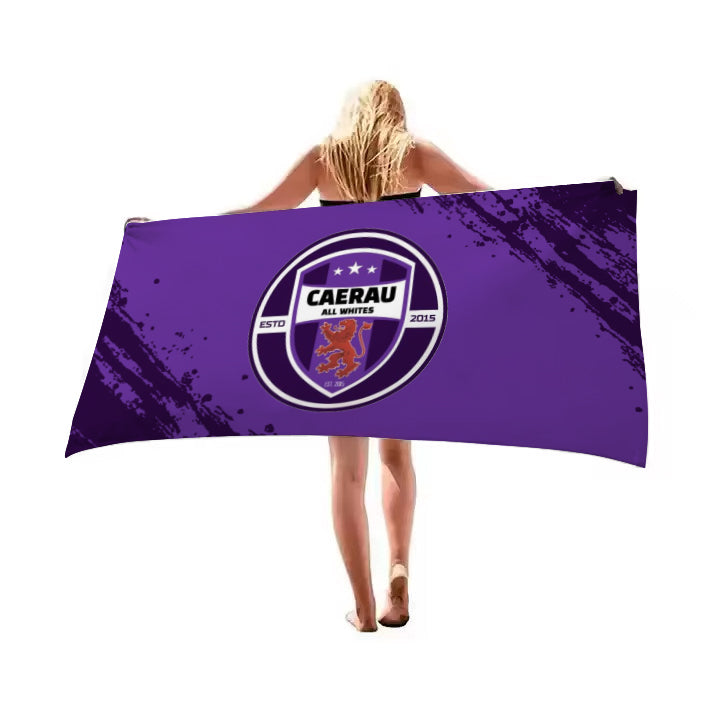Personalised Quick-Dry Microfibre Beach Towels – Custom Printed for Teams & Clubs - my merch