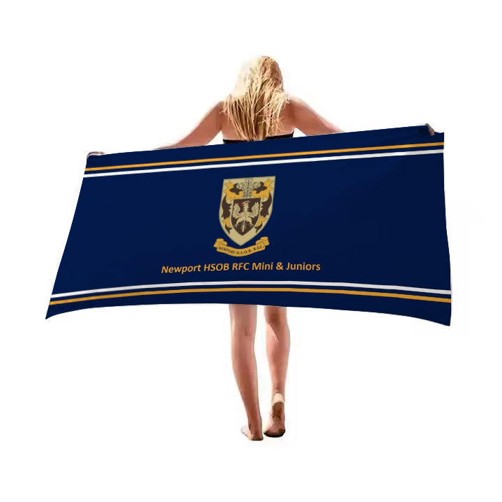 Personalised Quick-Dry Microfibre Beach Towels – Custom Printed for Teams & Clubs - my merch