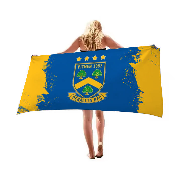 Personalised Quick-Dry Microfibre Beach Towels – Custom Printed for Teams & Clubs - my merch